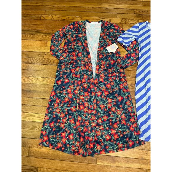 LulaRoe Women's Sarah Cardigan Julia Dress and Irma Shirt LOT 3 Size Medium NWT - Picture 2 of 6